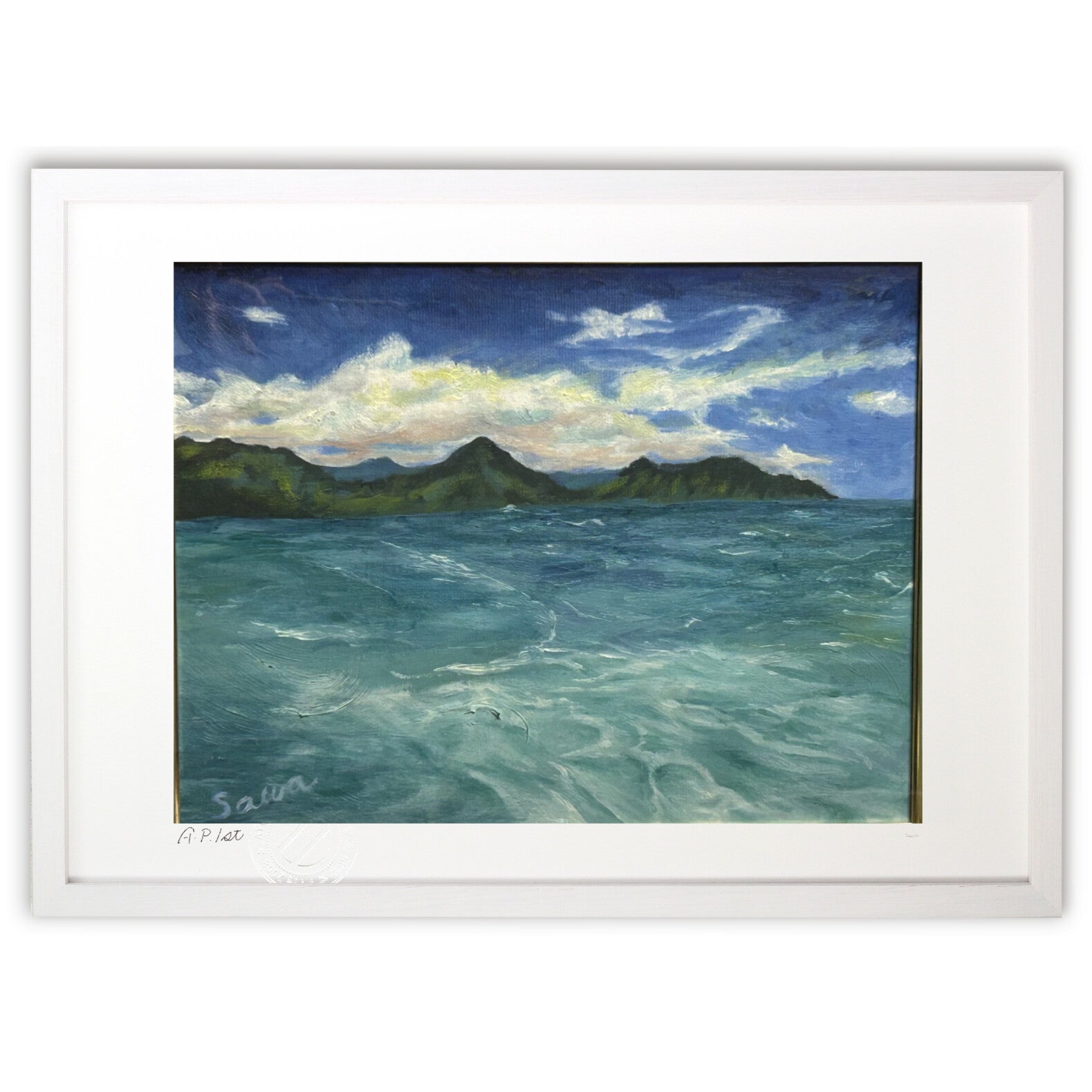 水彩画　Jan Parker　ハワイの海 ハワイの海 – 絵画や壁飾り販売｜風景投稿販売あゆわら(R)