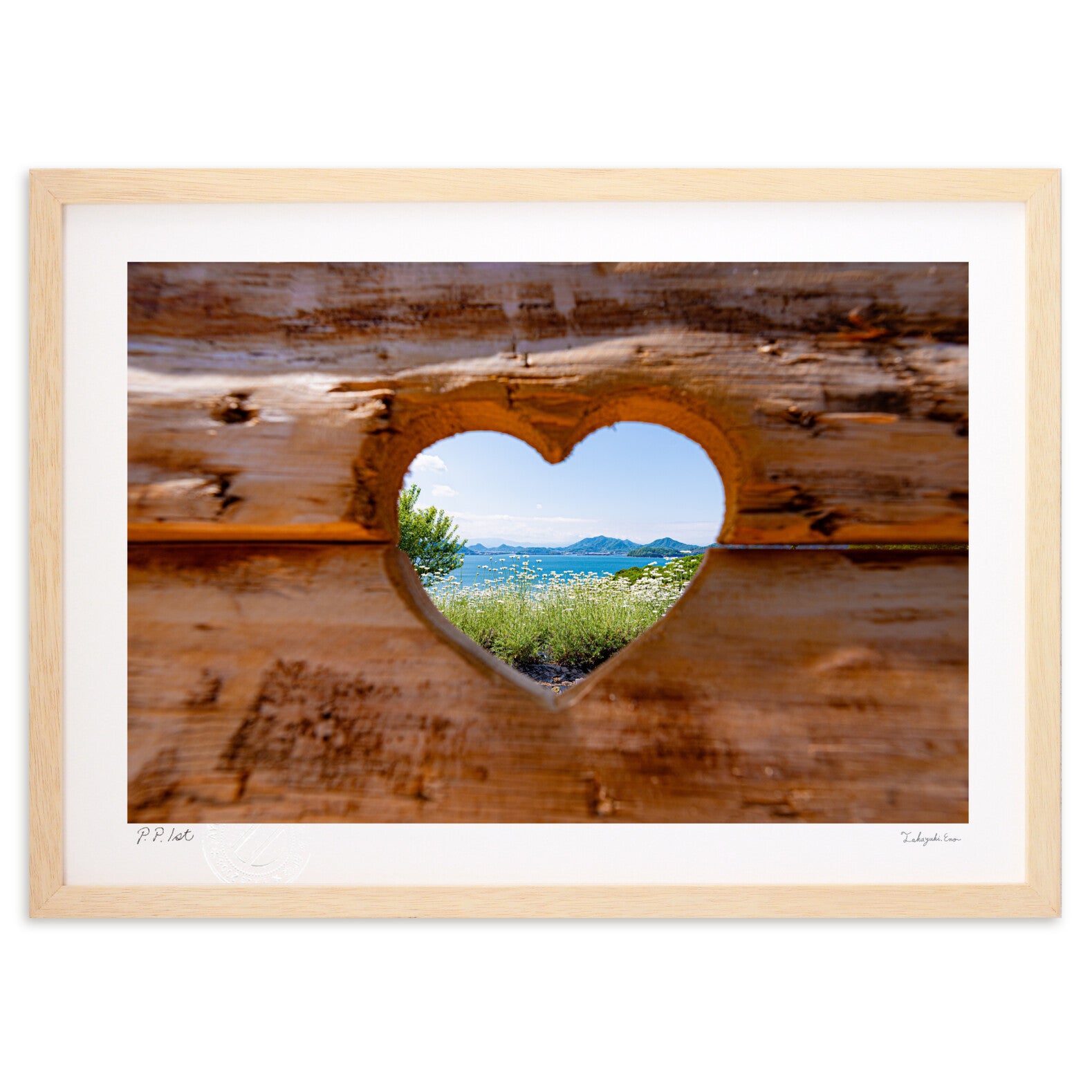 絵画ハート型 ミニ原画「青いうさぎ」ハート形20cm・アクリル絵の具 | jasmine9802