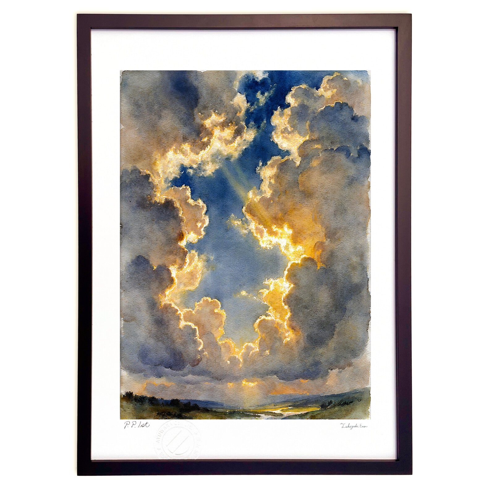 黄金色の雲 – 絵画や壁飾り販売｜風景投稿販売あゆわら(R)