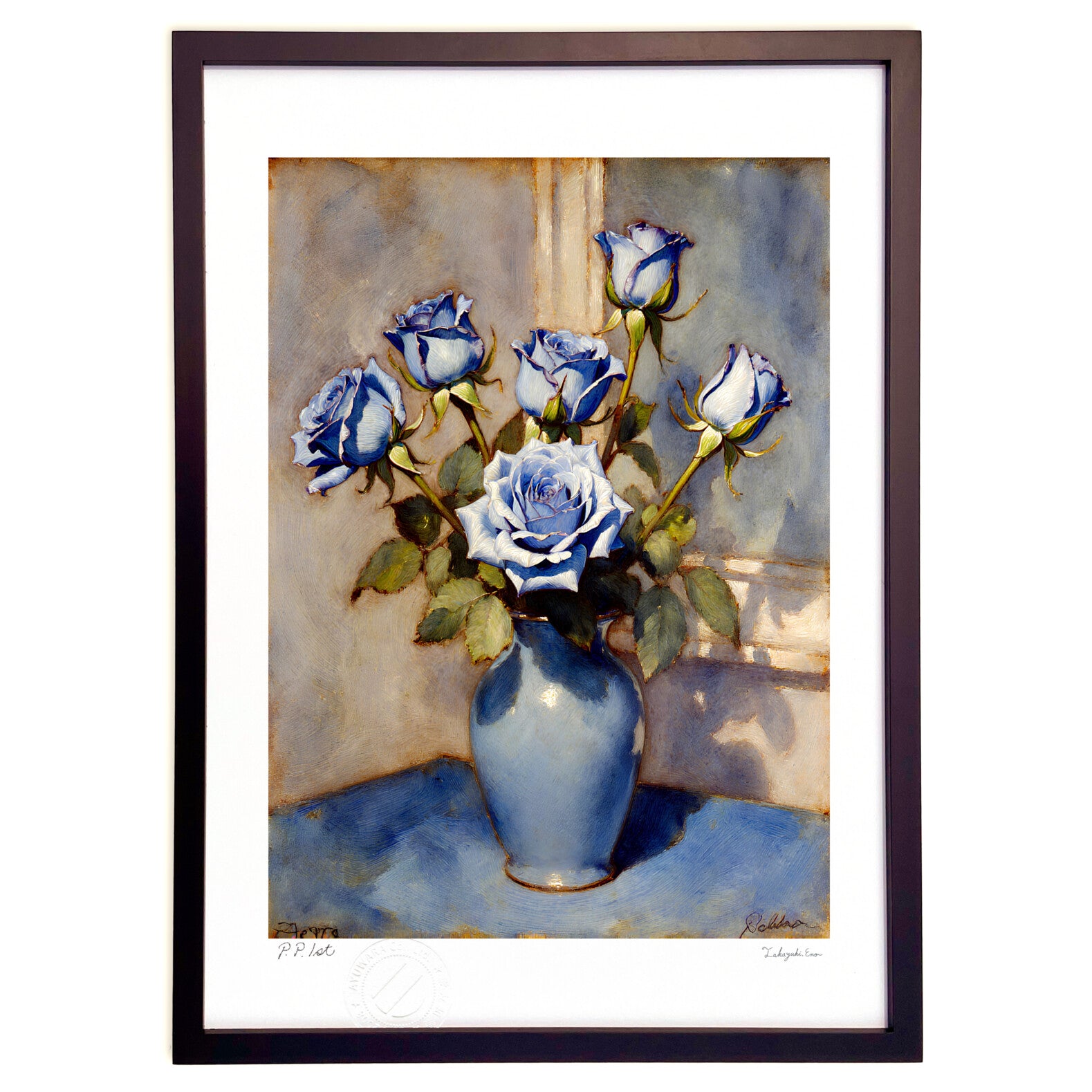 青いバラ – 絵画や壁飾り販売｜風景投稿販売あゆわら(R)