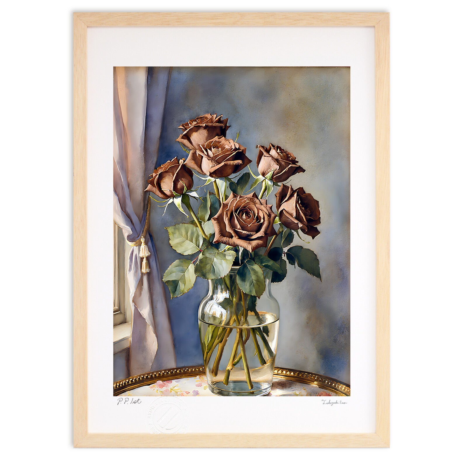 茶色のバラ – 絵画や壁飾り販売｜風景投稿販売あゆわら(R)