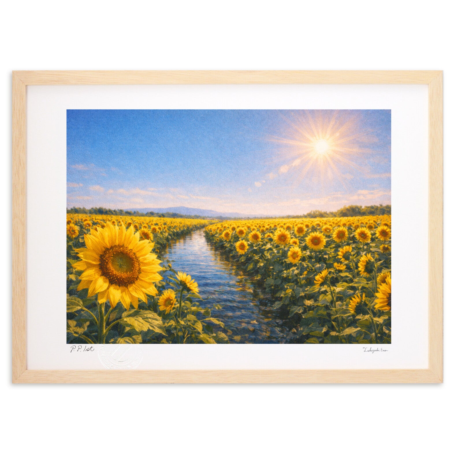 黄金のひまわり回廊 – 絵画や壁飾り販売｜風景投稿販売あゆわら(R)