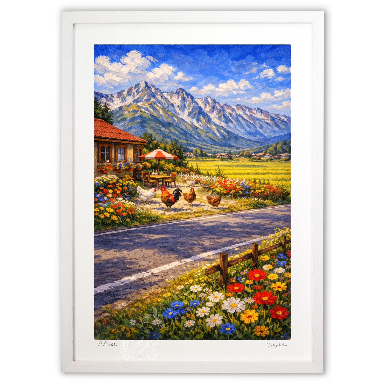 朝の高原、いのちの色 – 絵画や壁飾り販売｜風景投稿販売あゆわら(R)