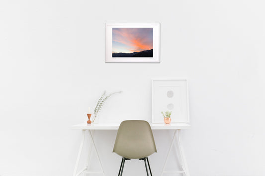 安曇野の夕暮れ