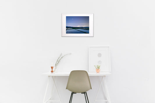 Photo 『夜更けの水田』