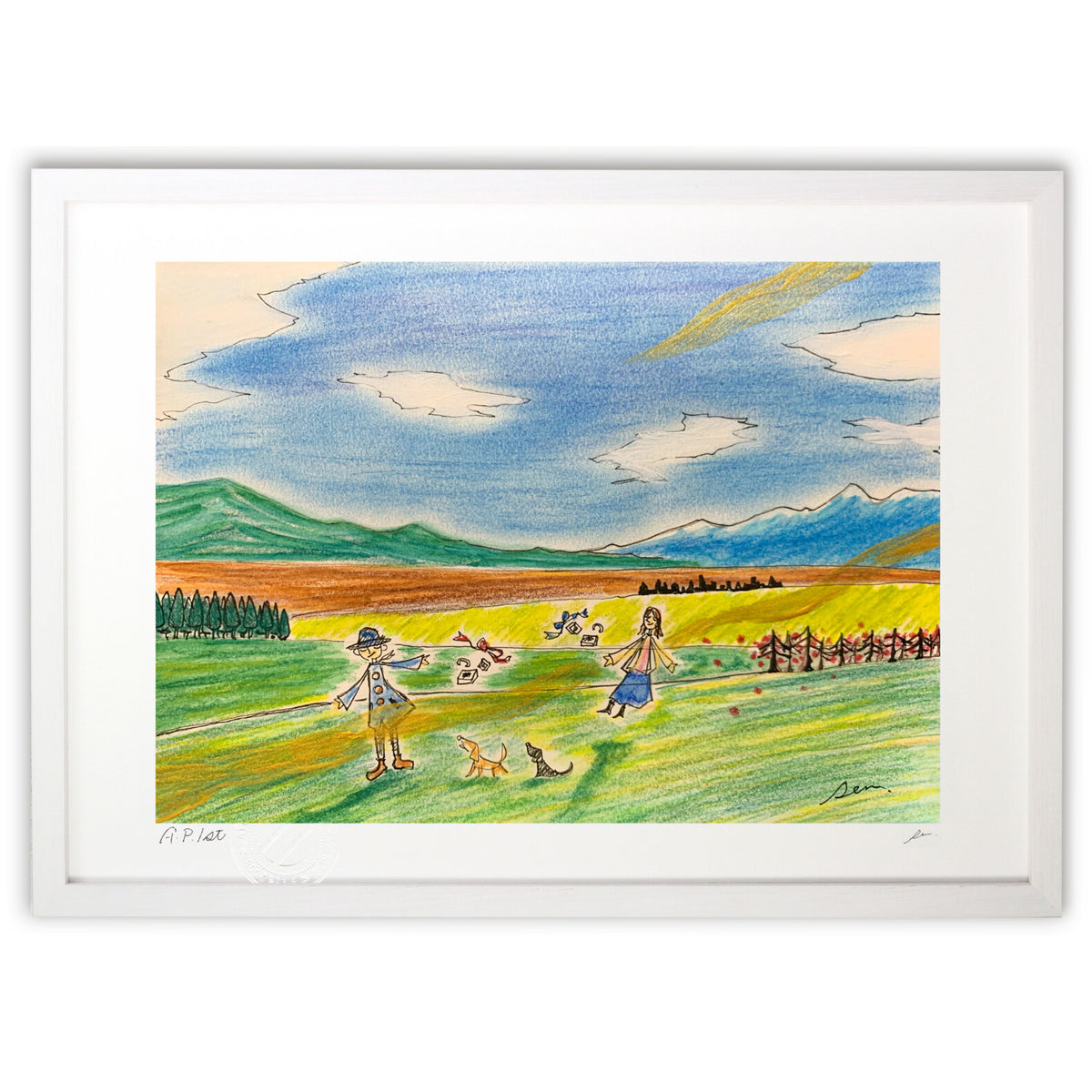 Painting "Two Good Friends"