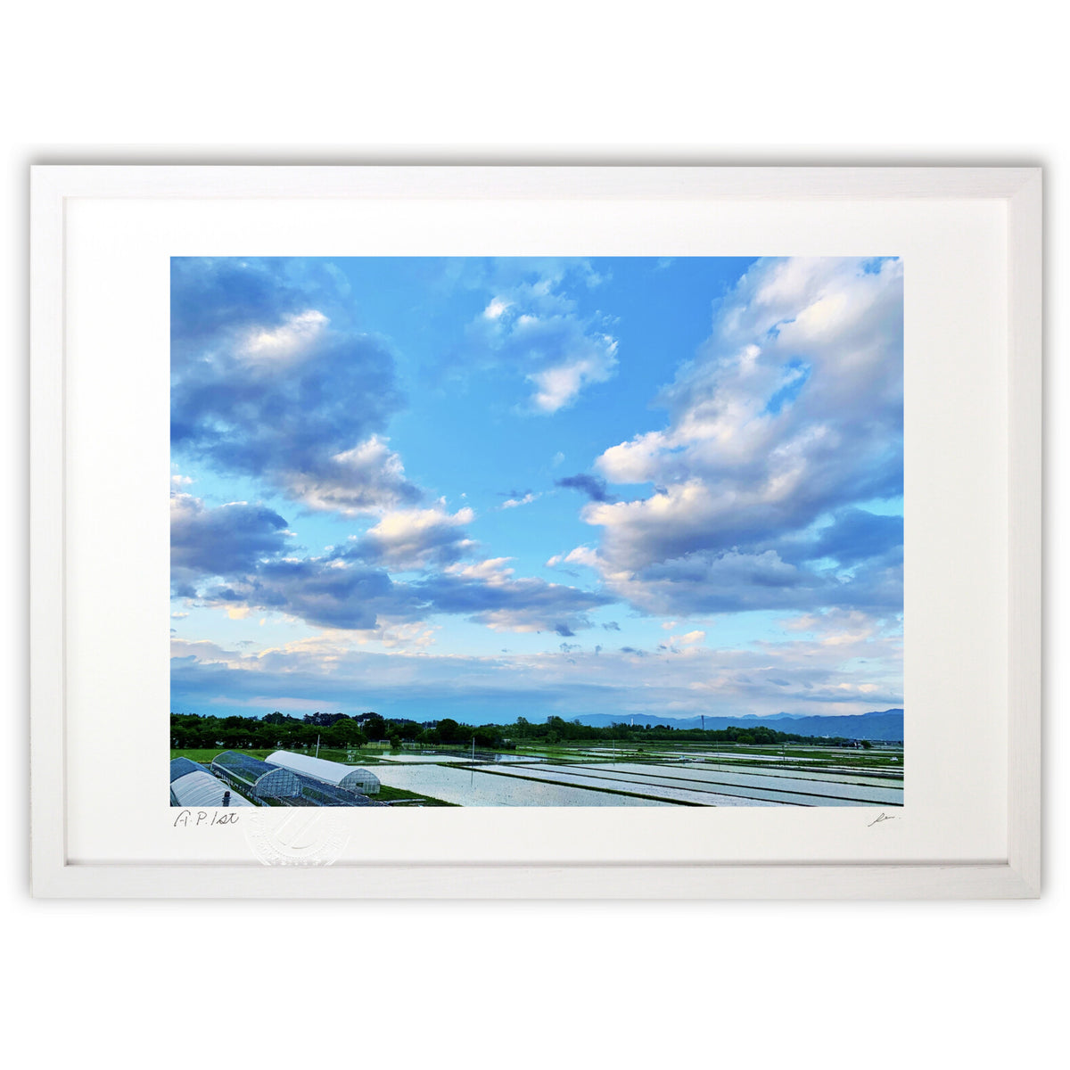 Photo "Clouds and Countryside"
