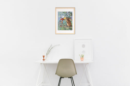 油絵 お友達から♪