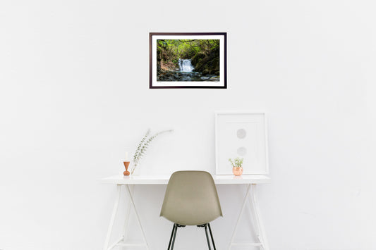 流れ行く春の谷川