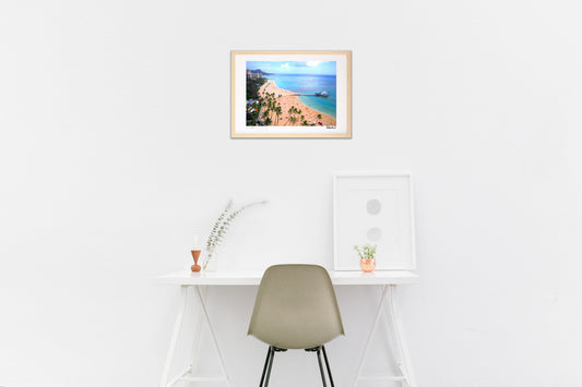 贅沢な青い風景