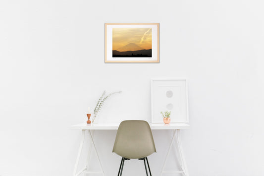 写真 富士夕景 (横)