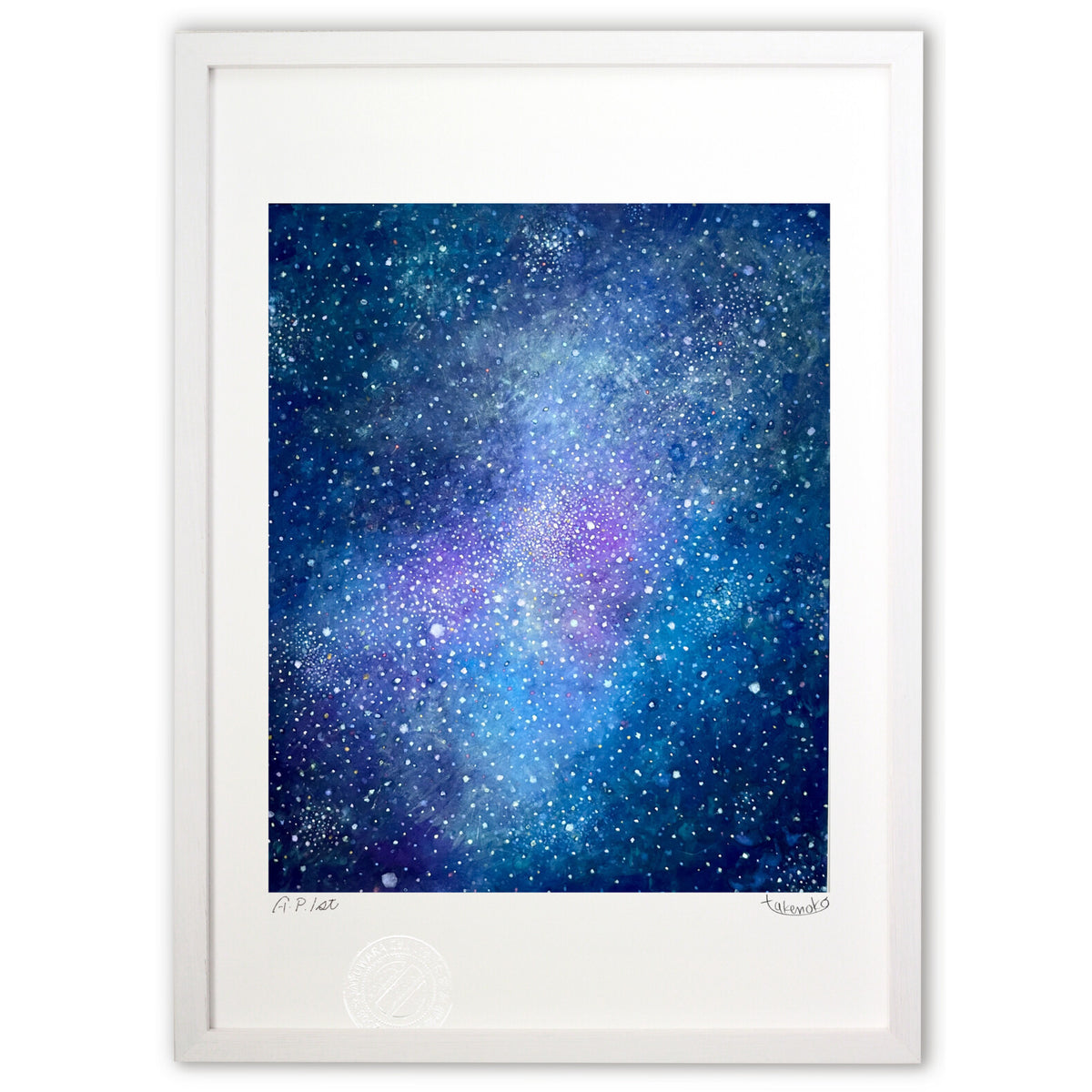 Japanese painting starry sky