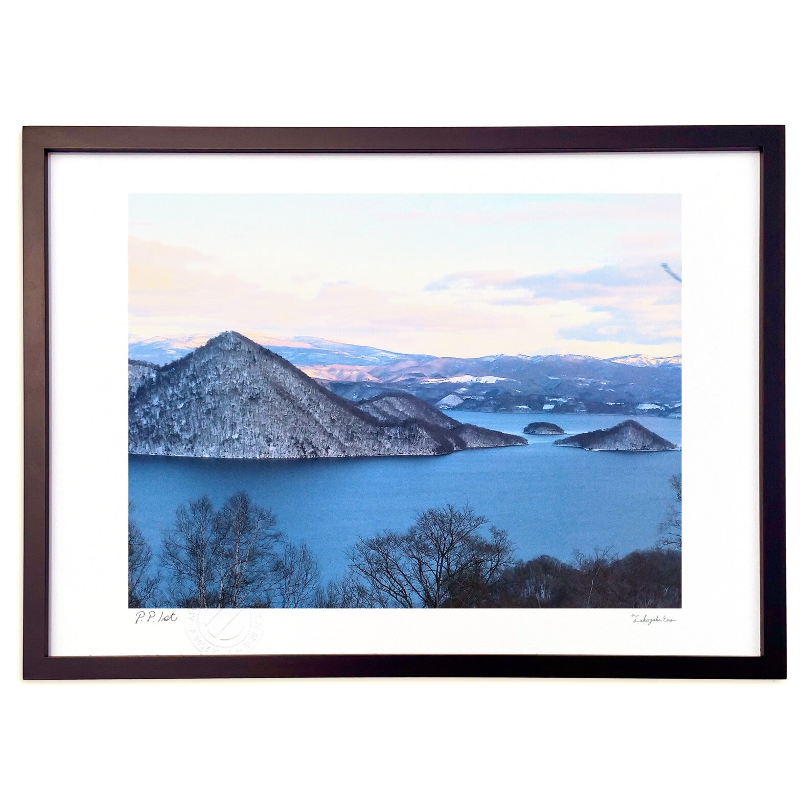 青い冬景色 – 絵画や壁飾り販売｜風景投稿販売あゆわら(R)