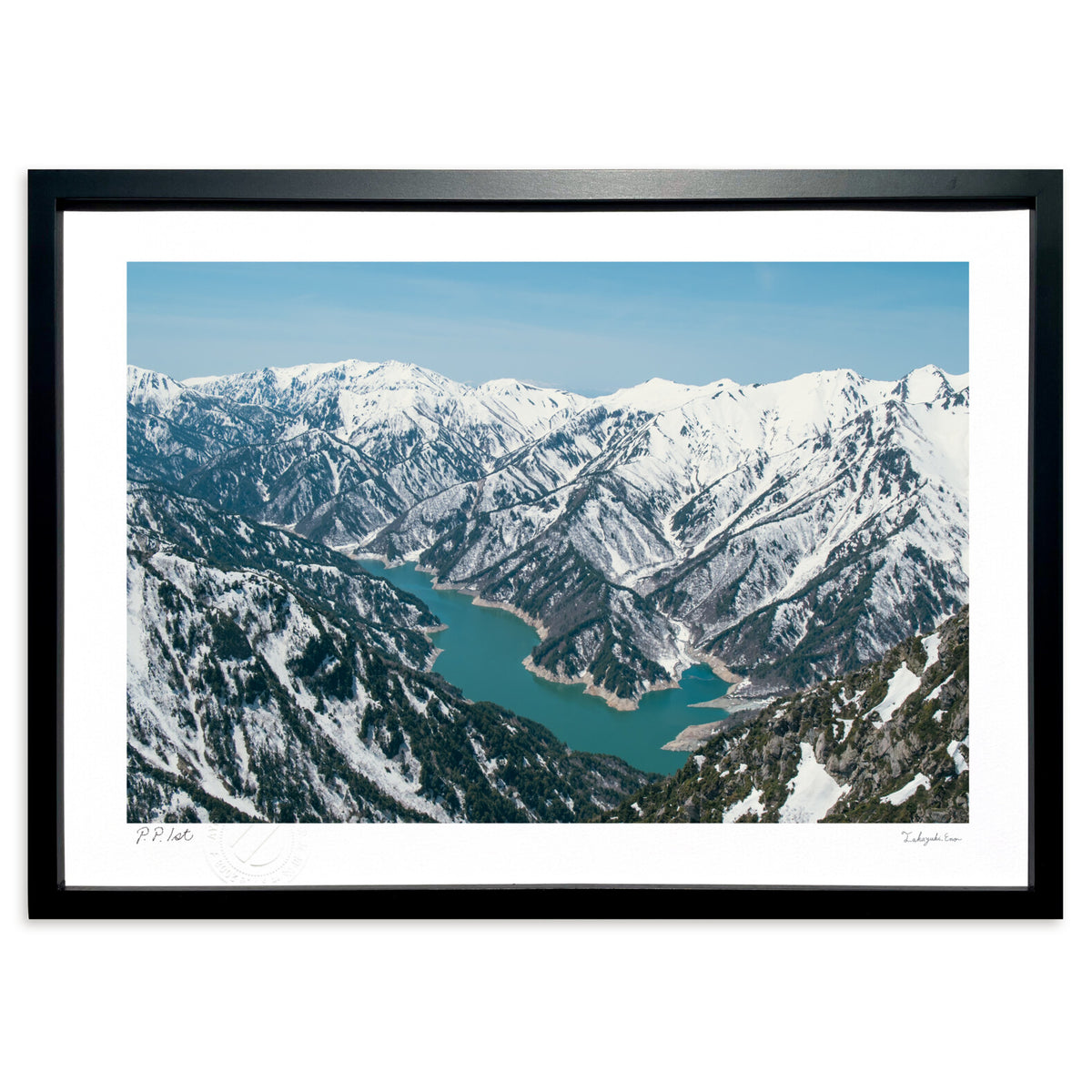 The Ushiro-Tateyama mountain range and Lake Kurobe