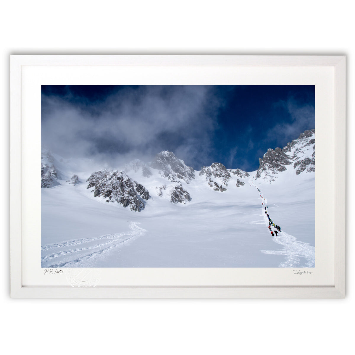 Senjojiki Cirque in winter