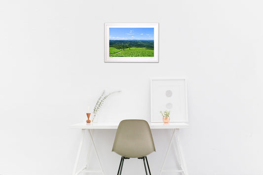 小萩山から眺めた阿蘇五岳