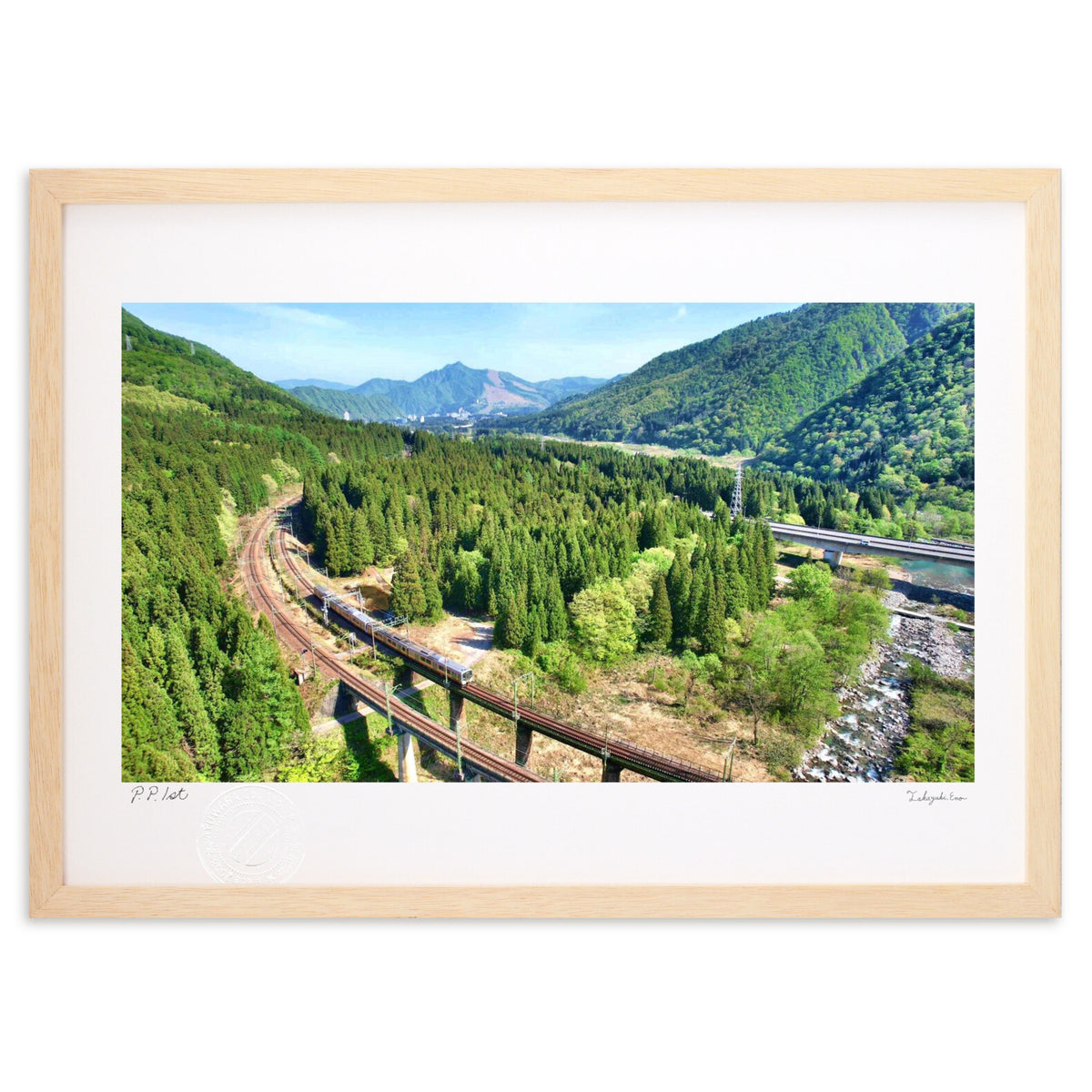 Railway bridge in spring