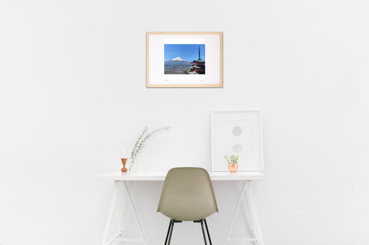 富士山と五重の塔