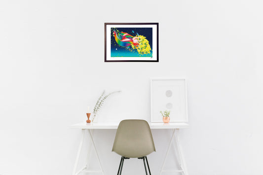 宇宙を舞う鳳凰