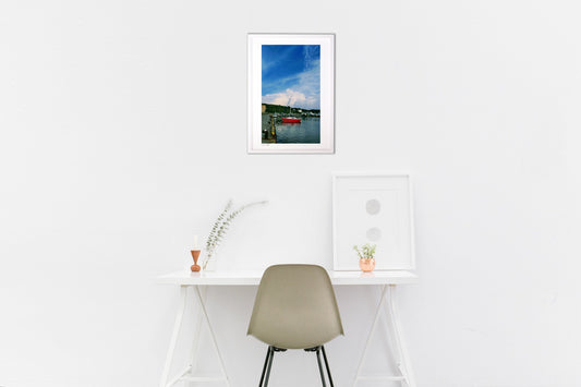 写真 海の上のヨット