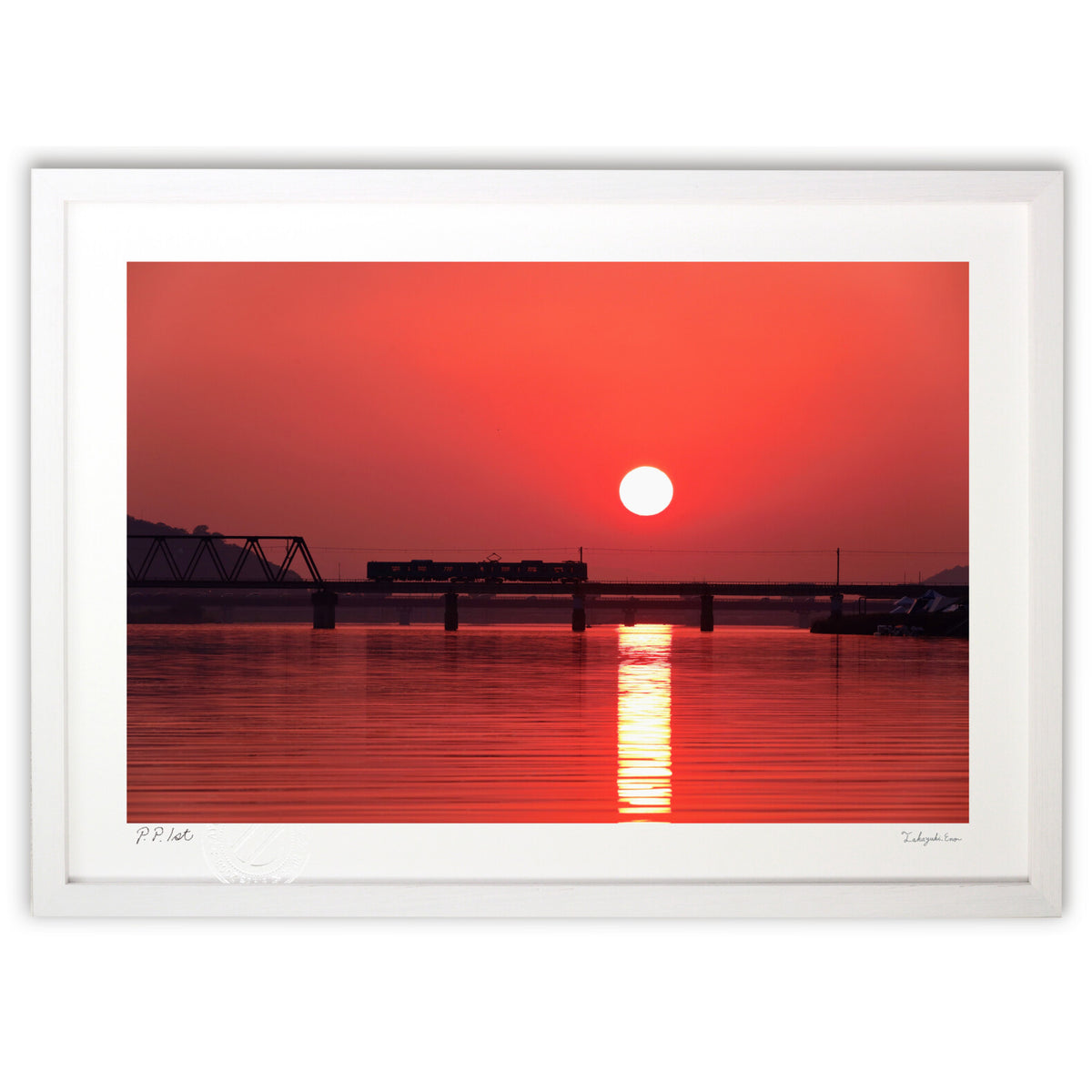 Sunset at Kunikata Railway Bridge 2