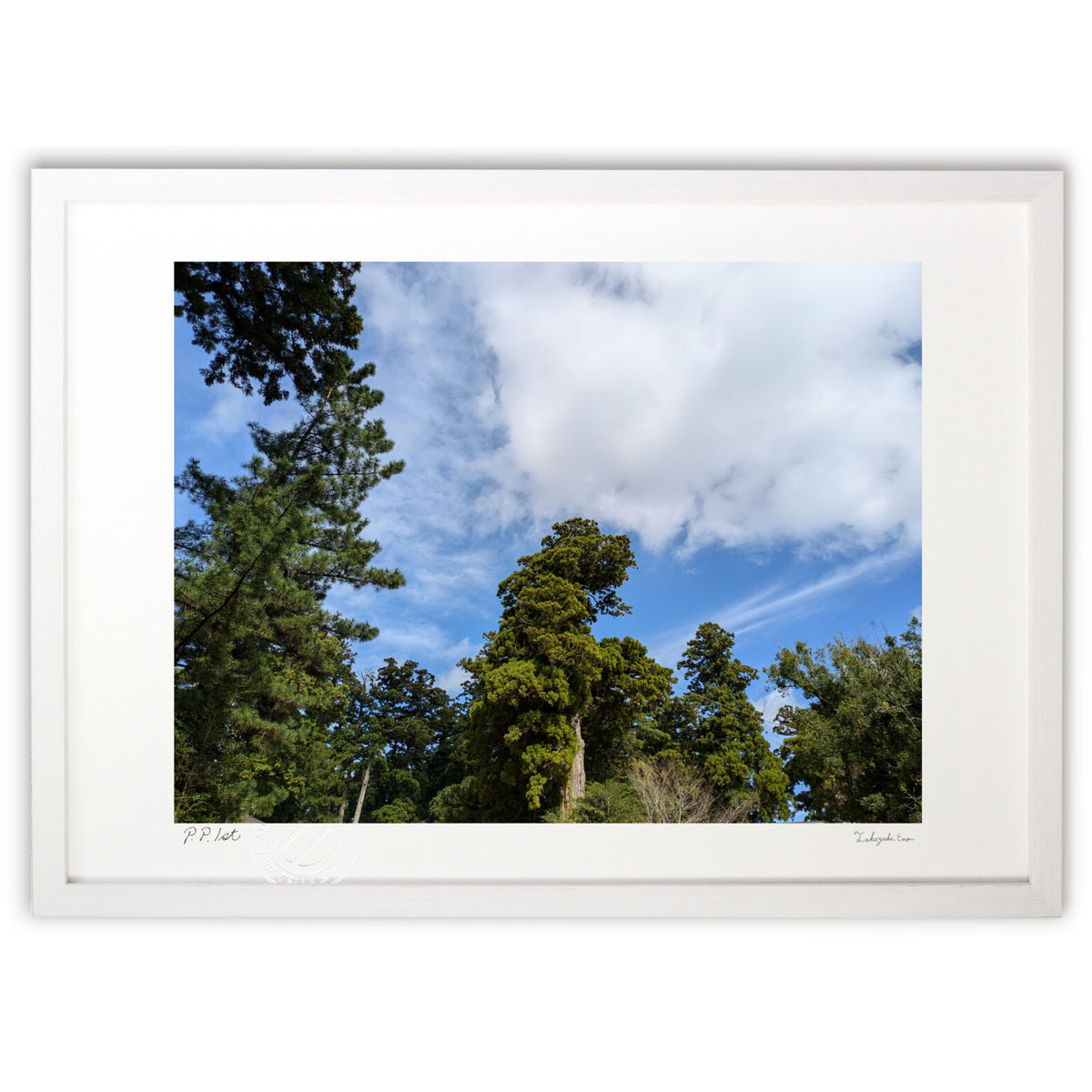 The blue sky of Katori Shrine