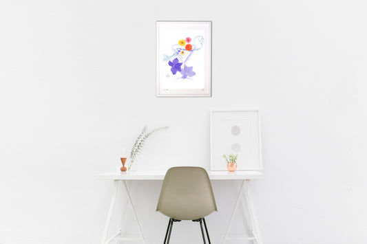 版画花はいのち