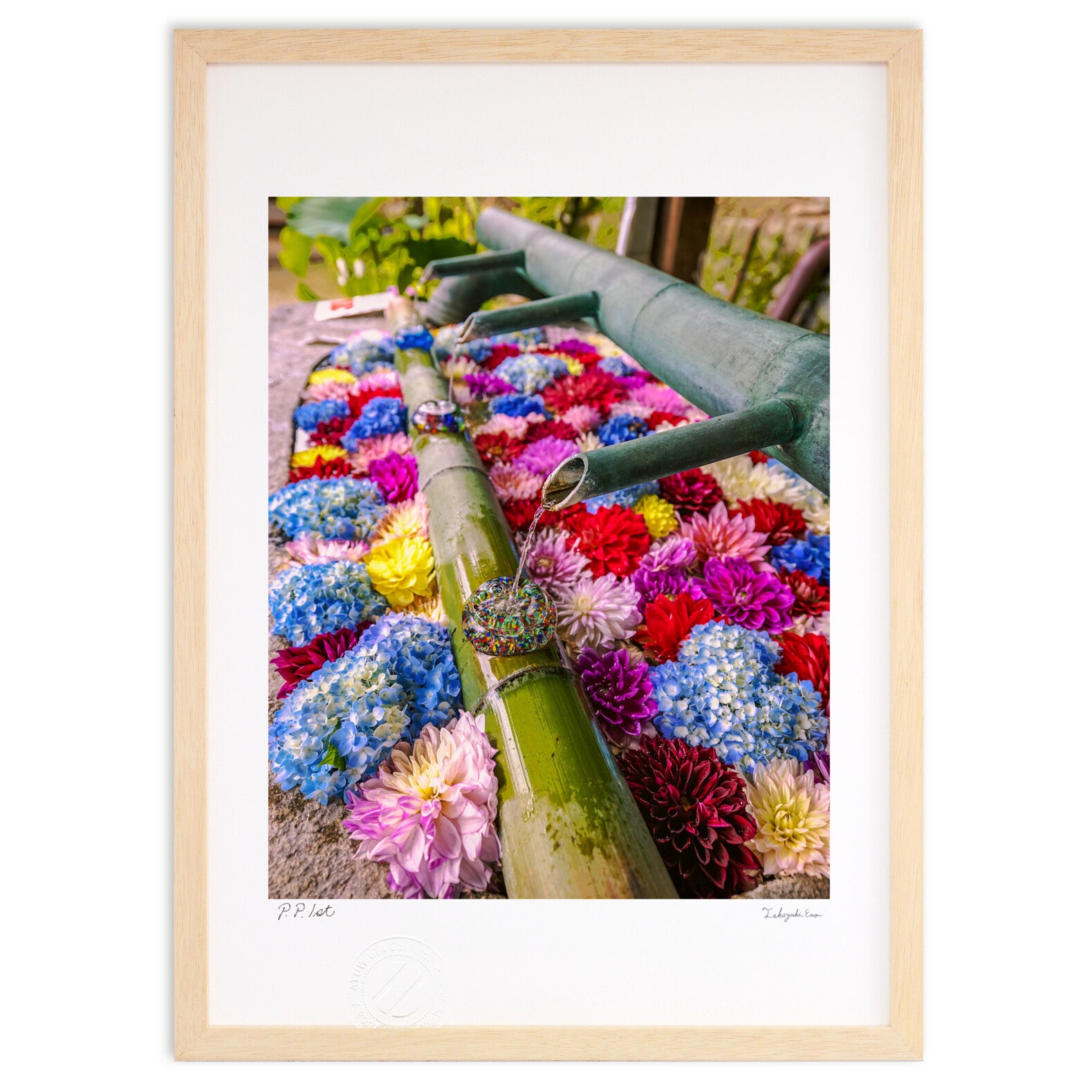 岡寺の花手水 – 絵画や壁飾り販売｜風景投稿販売あゆわら(R)