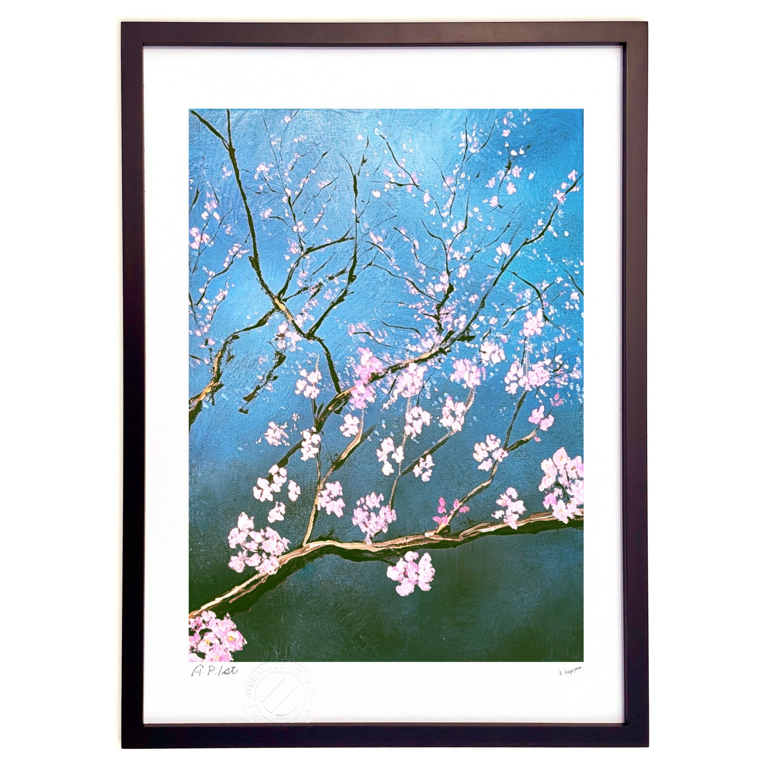 六分咲きの桜 – 絵画や壁飾り販売｜風景投稿販売あゆわら(R)