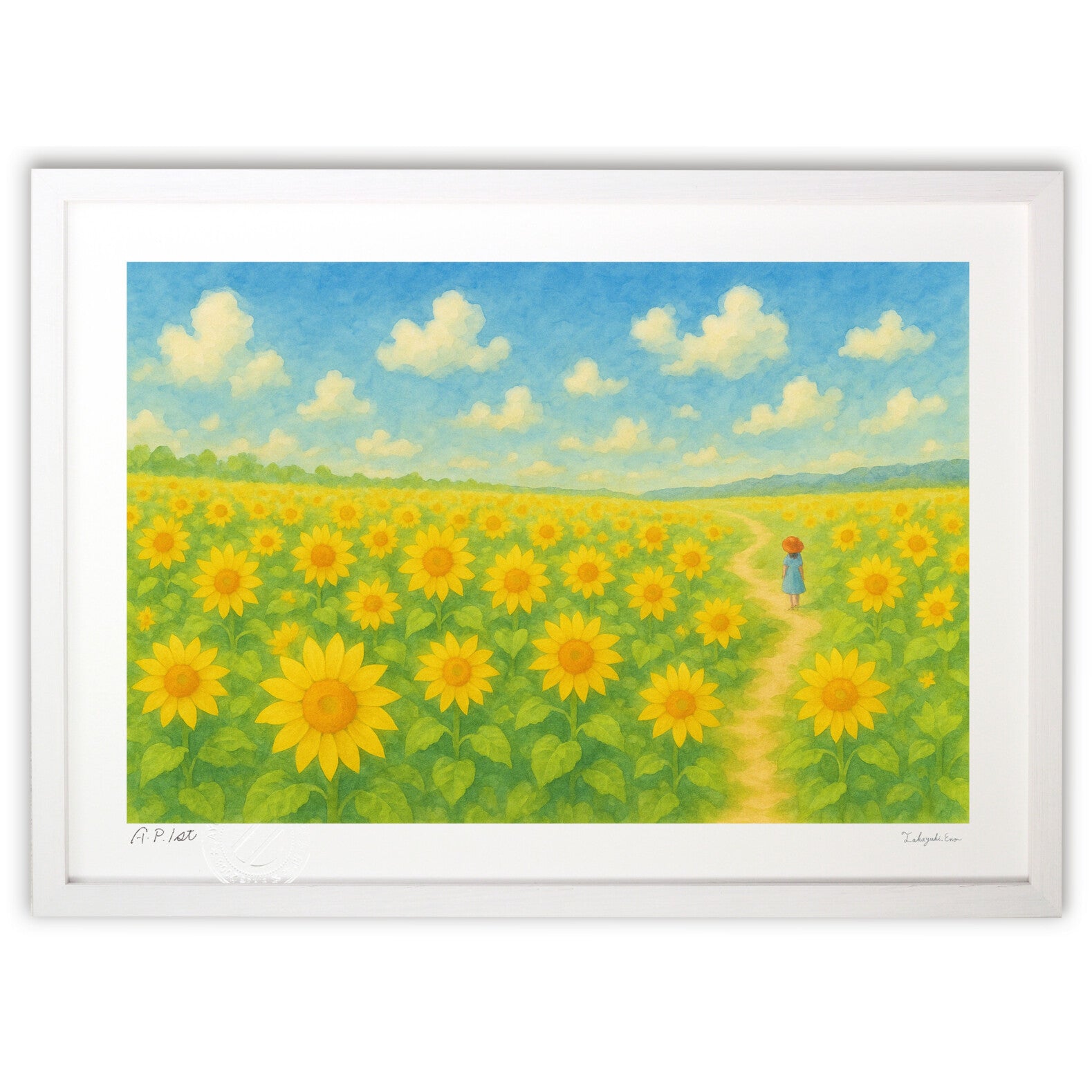 ひまわりの道 – 絵画や壁飾り販売｜風景投稿販売あゆわら(R)