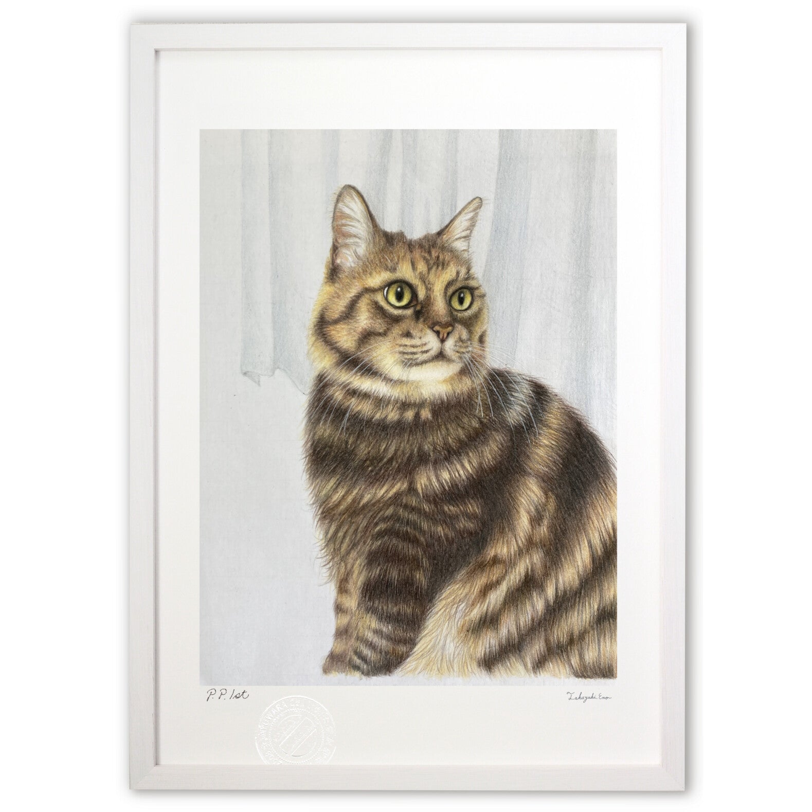 色鉛筆画 猫 – 絵画や壁飾り販売｜風景投稿販売あゆわら(R)