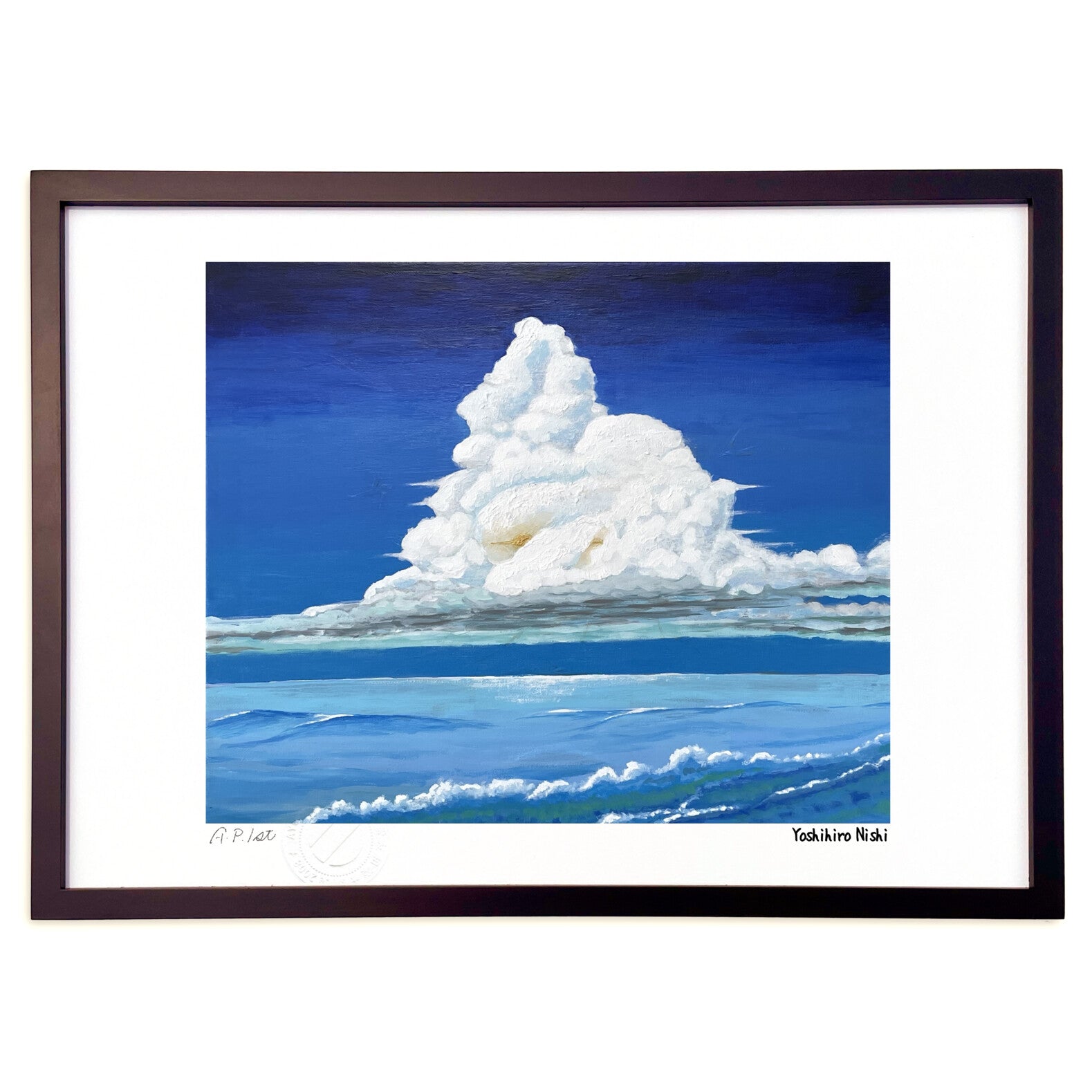 Mixed-media「遠雷」 – 絵画や壁飾り販売｜風景投稿販売あゆわら(R)