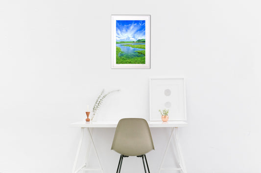 大雨後の草千里