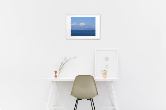 晴天の富士と江の島