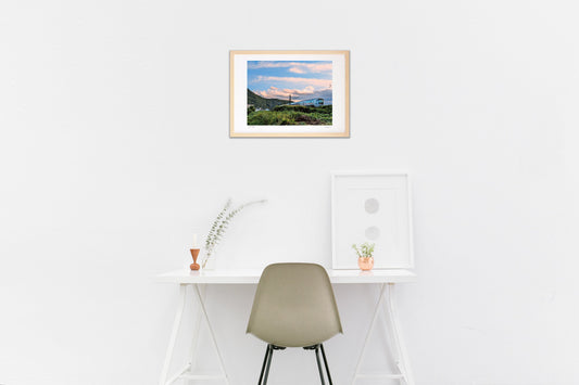 信夫山とカシオペア