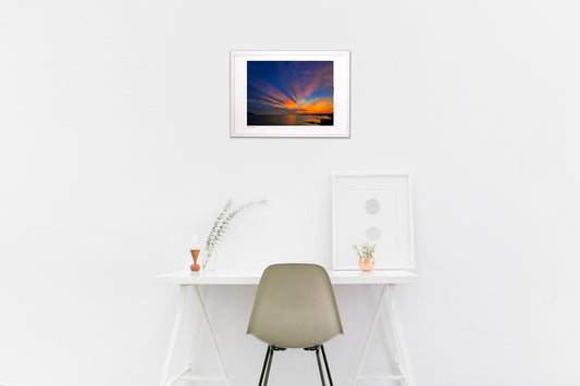 ダイナミックな夕焼け(横)