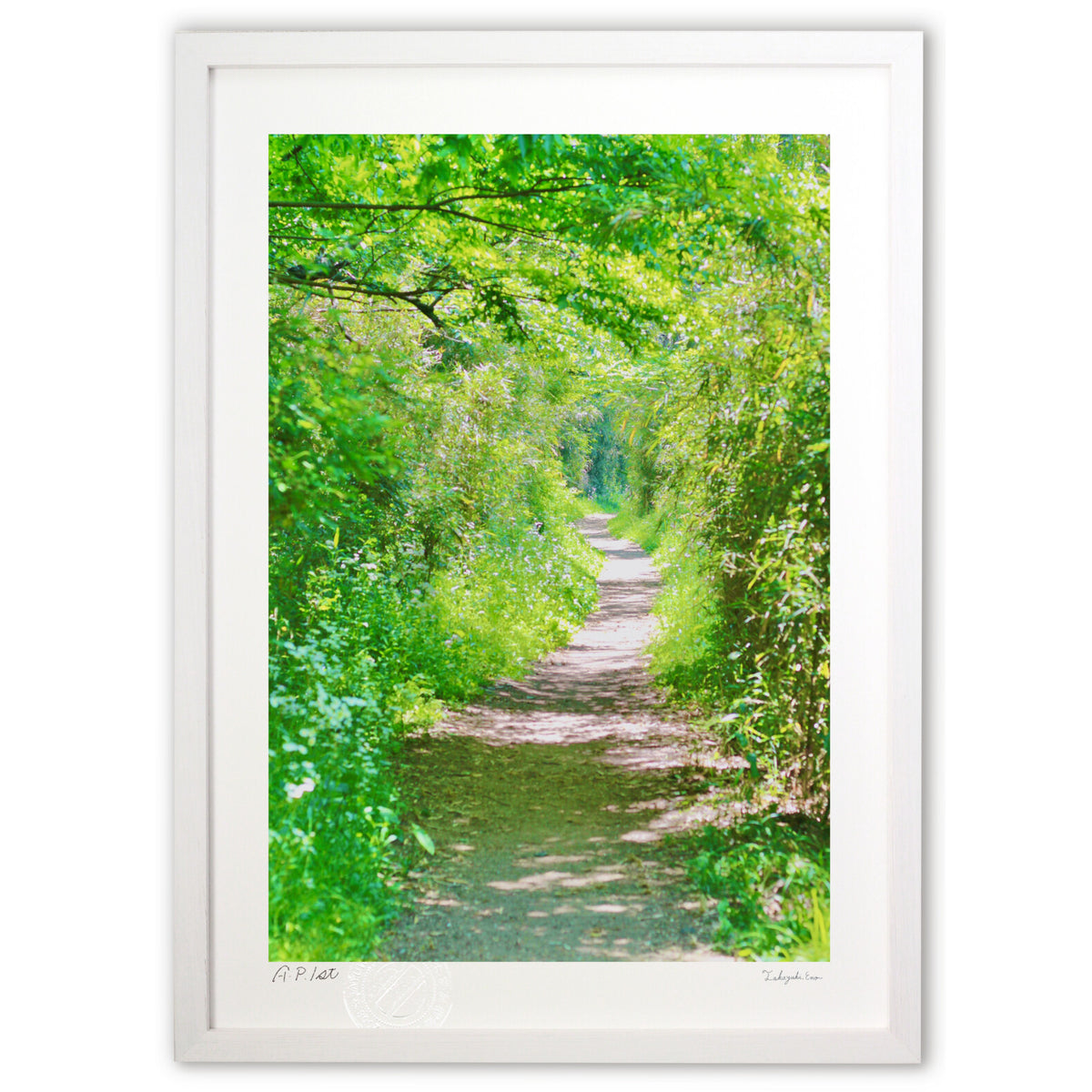 Prints Paintings Green Tunnel
