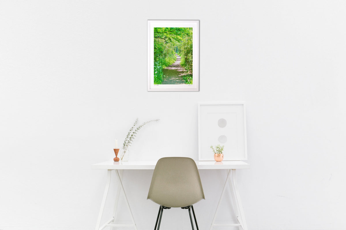 Prints Paintings Green Tunnel
