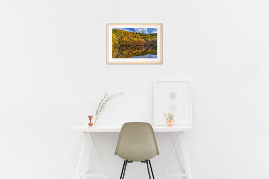 版画 秋色Symmetry(横)