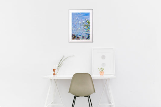 虹色に輝くシャボン玉2