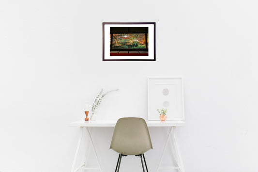 絵画のような秋の庭