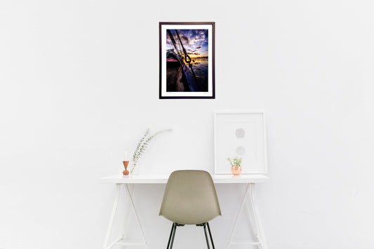 写真 ラグーンの朝(縦)