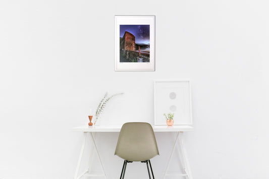 河内ダムと天の川