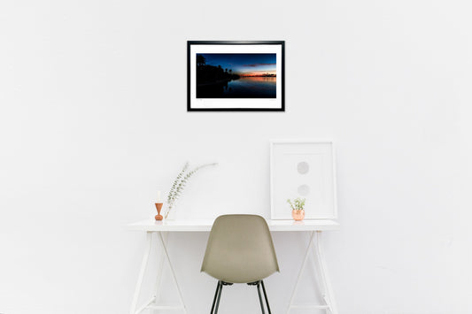 ラグーンの夕暮れ時