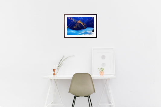 北風が湖面で遊ぶ