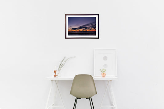 夕暮れの宗谷湾