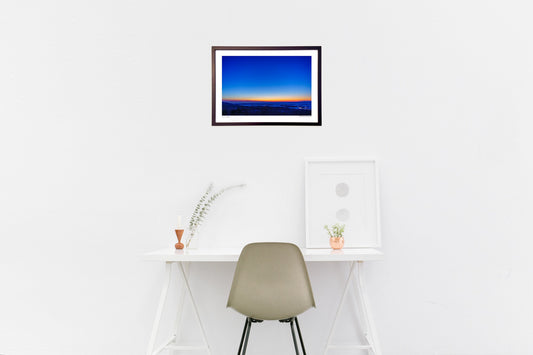 釧路湿原の夕暮れ