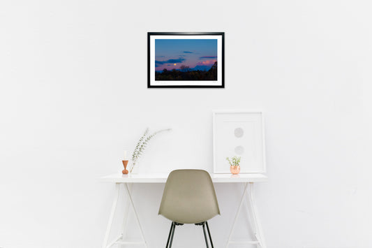 標高1500の秋の月と秋の風