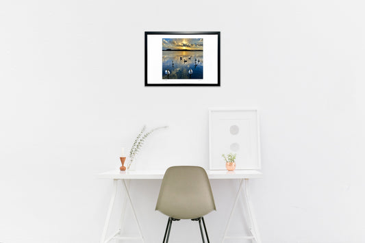 天使が舞い降りる湖沼