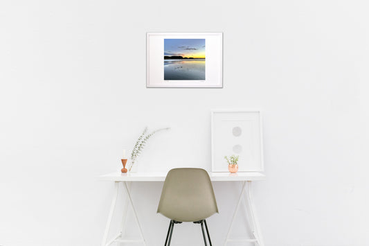 静寂の中、まるで絵画のような景色